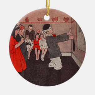 Pin de staart Ezel Keramisch Ornament