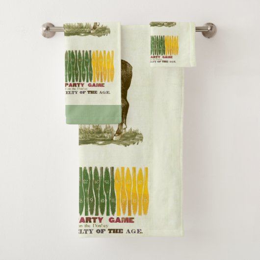 Pin de staart op de ezel bad handdoek (Insitu)