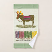 Pin de staart op de ezel bad handdoek (Handdoek)