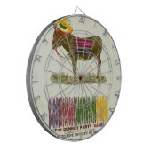 Pin de staart op de ezel dartbord (Voorkant Links)