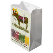 Pin de staart op de ezel medium cadeauzakje (Achterkant Gekanteld)