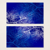 Pin d'hiver bleu et blanc (Devant & derrière)