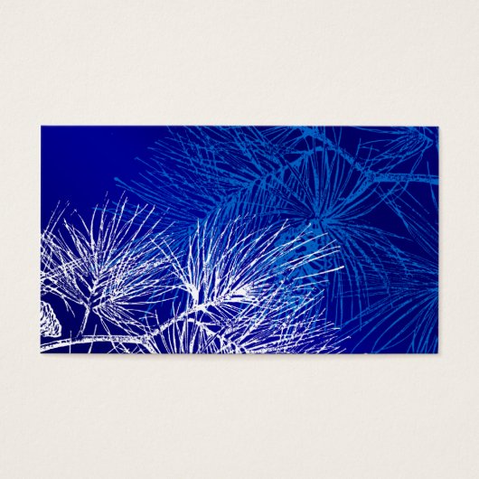 Pin d'hiver bleu et blanc (Devant)