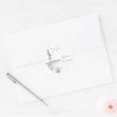 Pin d'hiver et Sticker de vacances aux oiseaux (Enveloppe)