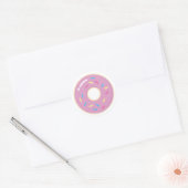 Pin Donut Doughnut Stickers Envelope Favor Seals (Envelop)