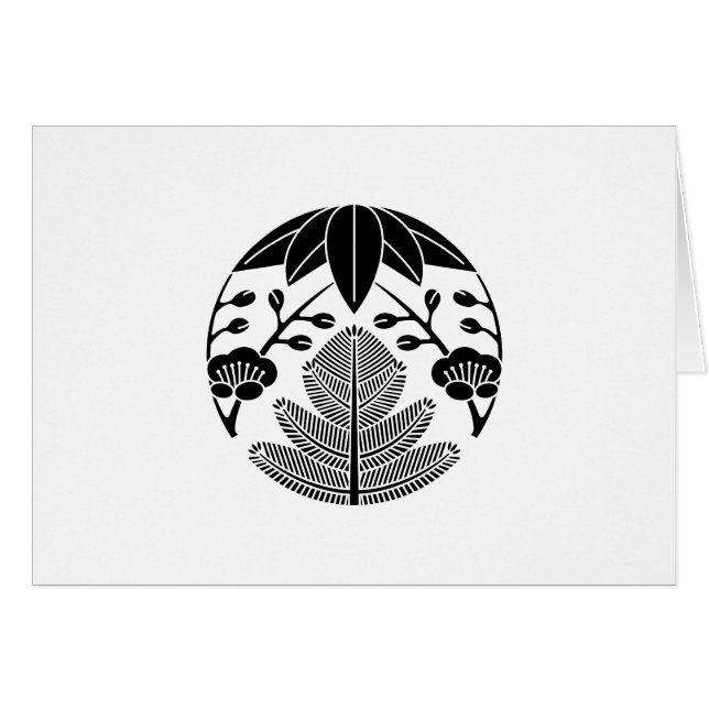 Pin, feuilles de bambou, prunier (Devant horizontal)