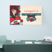 Pin- fille, bannière de partie de Roche-un-Billy (Salon professionnel)