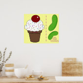 Pin het baby shower-spel poster (Keuken)