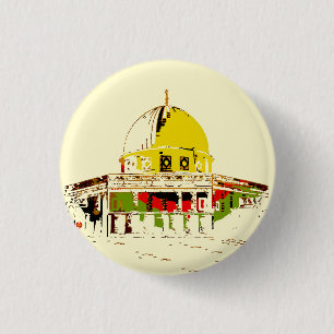 Pin Jerusalem's Beauty: Koepel van de Rots Button