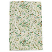 Pin Juniper d'hiver sur le sac cadeau blanc off (Devant)