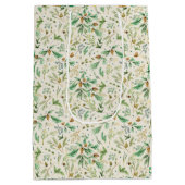 Pin Juniper d'hiver sur le sac cadeau blanc off (Dos)