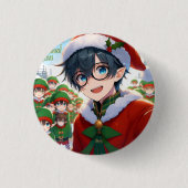 Pin Mi personaje navidad Ronde Button 3,2 Cm (Voorkant)