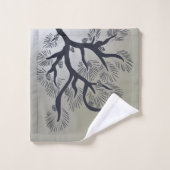 Pin moderne et cônes de pins (Gant de toilette)