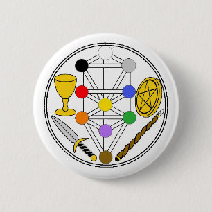Pin-on Badge - Ceremonial Magick Ronde Button 5,7 Cm