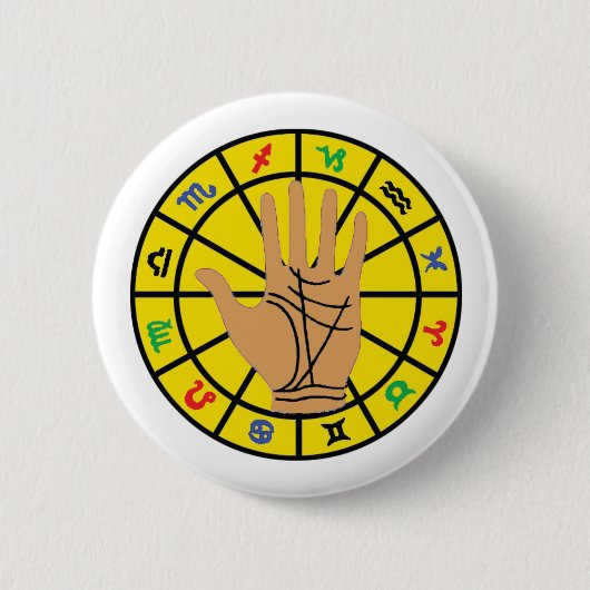Pin-on Badge - Divination Ronde Button 5,7 Cm (Voorkant)