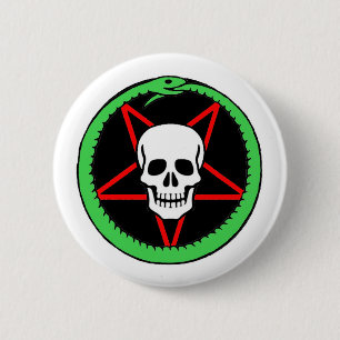 Pin-on-badge - Donkere kunsten Ronde Button 5,7 Cm