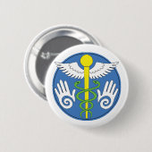 Pin-on Badge - Healing Ronde Button 5,7 Cm (Voorkant /achterkant)