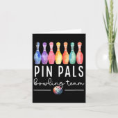 Pin Pals Bowling Ball Grappige Vrouwen Matching Bo Kaart (Voorkant)