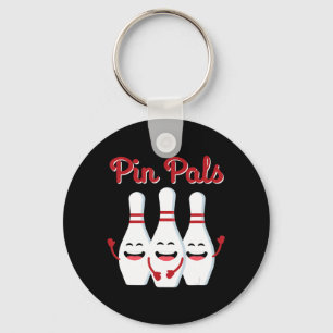 Pin Pals Cute Bowling voor mannen en Kinderen Sleutelhanger