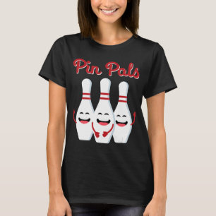 Pin Pals Cute Bowling voor mannen en Kinderen T-shirt