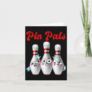 Pin Pals Schattigee bowling Shirt voor mannen vrou Kaart