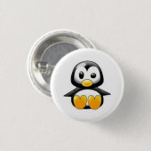 pin pinguino animado ronde button 3,2 cm (Voorkant /achterkant)