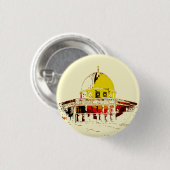 Pin the Beauty: Dome of the Rock Button (Voorkant /achterkant)