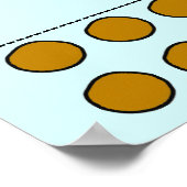 Pin the Pepperoni on the Pizza Game Poster (Hoek)