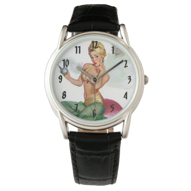 Pin Up Babes Horloge (Voorkant)