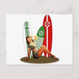 Pin-up Basque Frankrijk Briefkaart