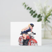 Pin-up Briefkaart (Staand voorkant)