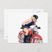 Pin-up Briefkaart (Voorkant / Achterkant)