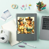  Pin-up Cowgirls Sticker (iPad Cover)