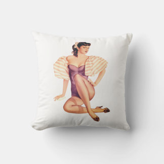 Pin Up Girl #11 @ GarysRetroGarage Kussen