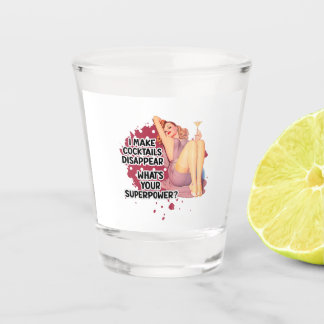 Pin-up Girl Drink Retro Houseechtgenote Humor Shot Glas