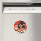 Pin-up-Girl-koelkast Magnet Magneet (Insitu (Vaatwasser))