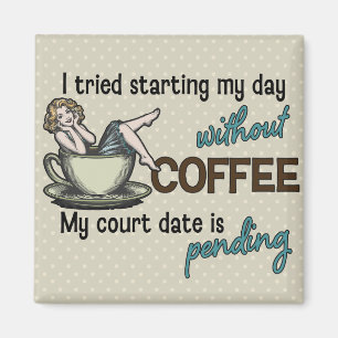Pin-up Girl Koffie Magneet