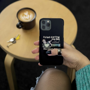 Pin-up Girl Koffieverslaafde iPhone 11 Pro Hoesje