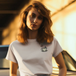 Pin-up Girl Koffieverslaafde Tri-Blend Shirt