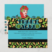 Pin-up Girl, Merci Cartes (Devant / Derrière)