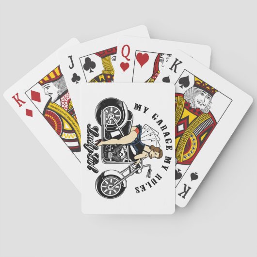 Pin Up Girl Pokerkaarten (Achterkant)