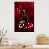 Pin Up Girl Poster (Keuken)