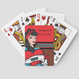 Pin-up Girl, Rock-A-Billy Party Pokerkaarten