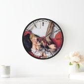 Pin-Up Girl Wall Clock Grote Klok (Huis)