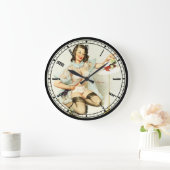 Pin-Up Girl Wall Clock Grote Klok (Huis)