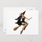 pin-up heks briefkaart (Voorkant / Achterkant)