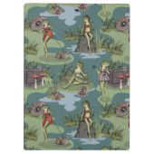  pin-up-meisjes kikkers klembord (Achterkant)