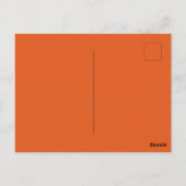 Pin-up op het strand briefkaart (Achterkant)