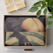 Pin-up optie: Retro Witch Decoupage Tissuepapier (Geschenk)