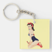Pin up sleutelhanger (voorkant)